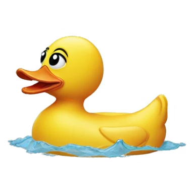 disgusted rubber duck sticker