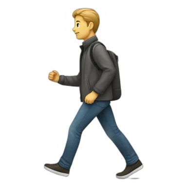 pedestrian sticker