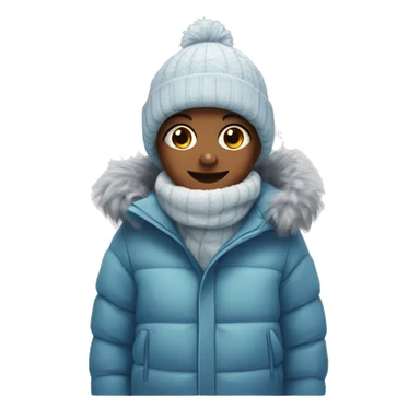Cute winter vibe sticker