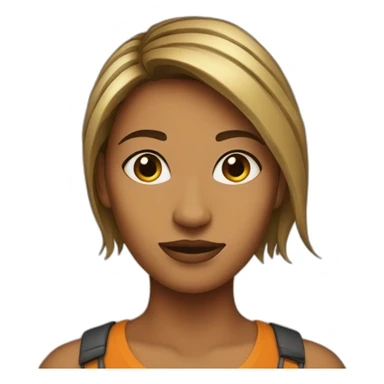 half woman, half tigress sticker