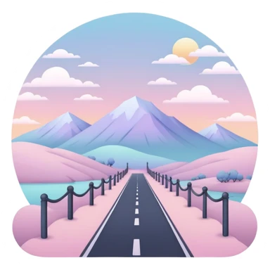 Gloomy pastel beautiful edgy aesthetic full scenic SCENERY sticker
