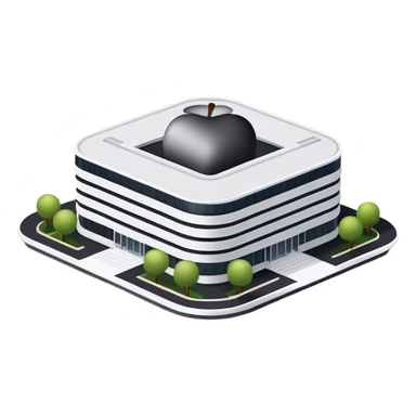 apple park building sticker