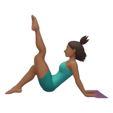 pocahontas marichyasana yoga pose sticker