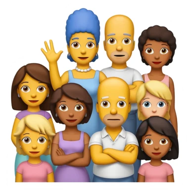 the simpsons, Different every character. sticker