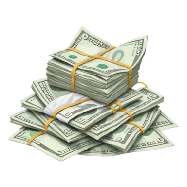 half a mountain of bills sticker