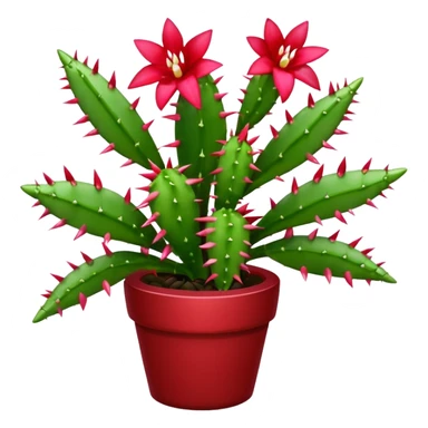 christmas cactus  sticker
