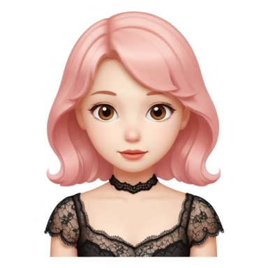 coquette girl sticker