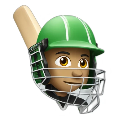 cricket player sticker