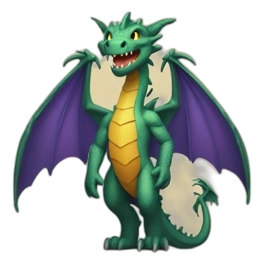 Dragon in dungeon sticker