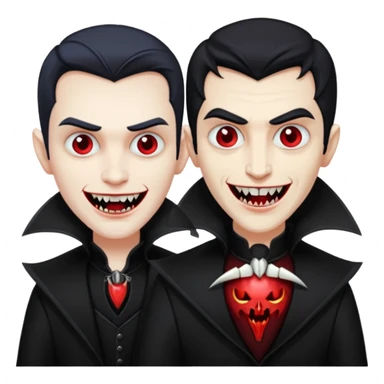 vampires talking sticker