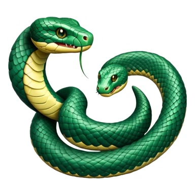 Hogwarts Slytherin snake sticker