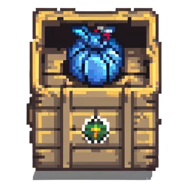 2d power up crate with bomb sticker