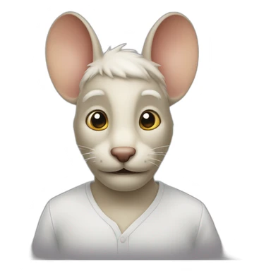 Souris énervée sticker