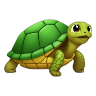 Chat sur tortue  sticker