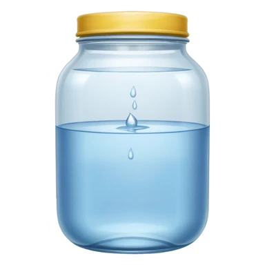 jar of water sticker