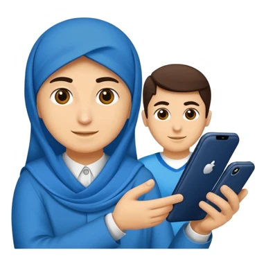 Doğu Türkistan bayrağı mavi emoji bayrağı mavi sticker