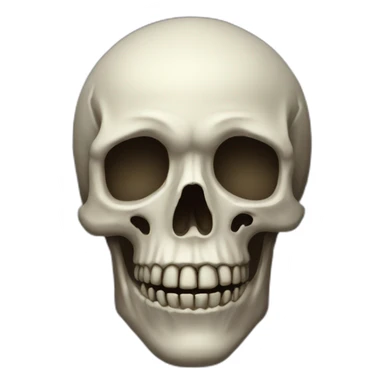 Une tete de mort sticker