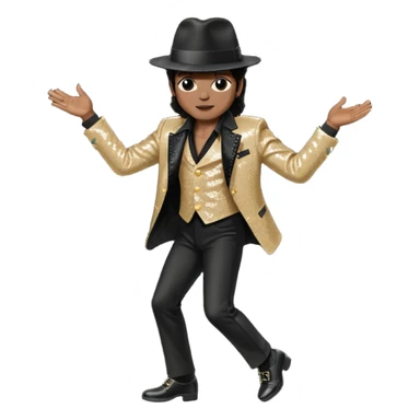 Michael jackson moonwalk sticker