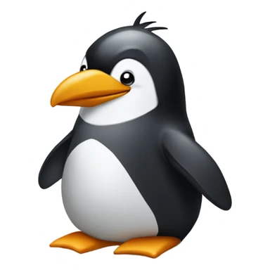Annoyed penguin doing something they ain’t got no business doing  sticker