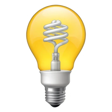 CFL light bulb sticker