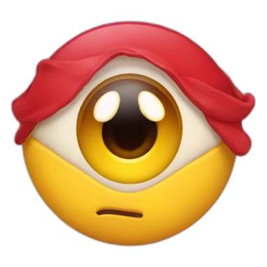 love emoji with hearts on the eye sticker