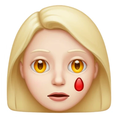 Cara de emoji drogas sticker