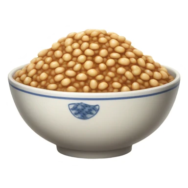 natto on rice sticker