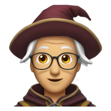 Sorcière rougge sticker