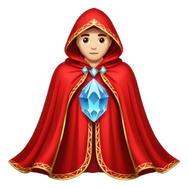 red magic cloak with crystal on it

































 sticker