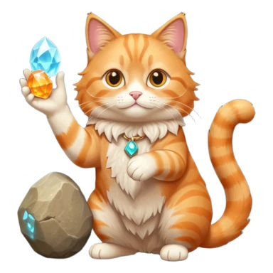 full body of cat with magical stone


 sticker