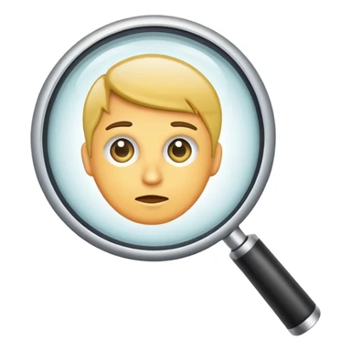 A company under a magnifying glass sticker