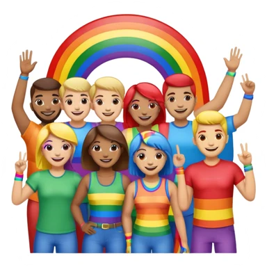 pride charcters sticker