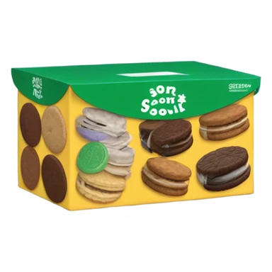 Girl Scout cookie sticker
