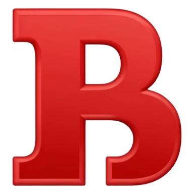 SBD white letter with red outline sticker