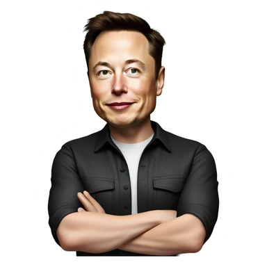elon musk hold $ sticker