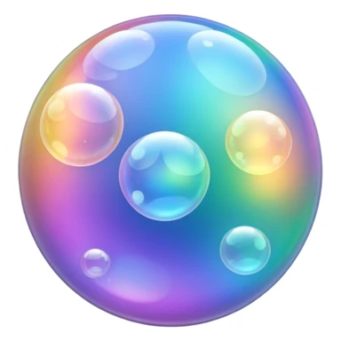 colorful bubbles sticker