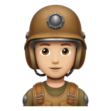 голова в танковом шлемафоне sticker