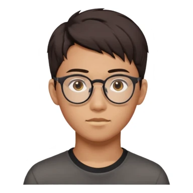 Makena 19 years old boy he’s asian and he wearing a glass he has a dark brown hair and brown eyes he has long but not very long hair maybe he has Undercut sticker