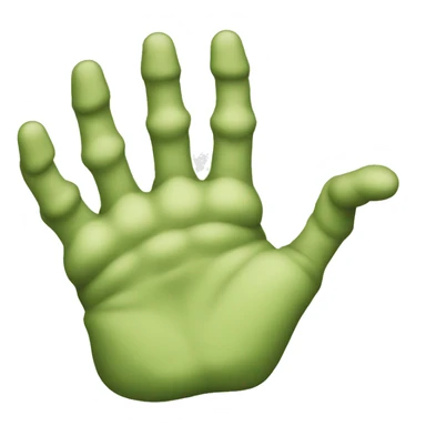 male-goblins hand  sticker
