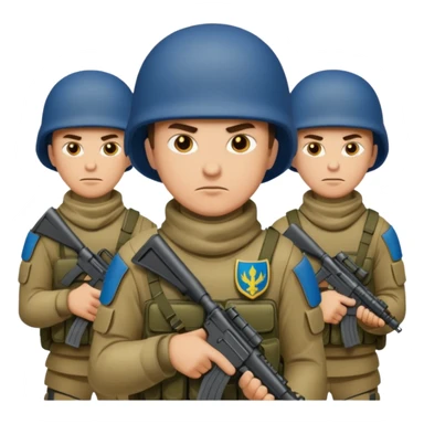 Ukrainian intelligance agency warrior men company group team one sticker