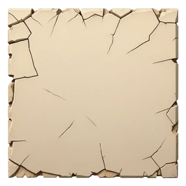 Cracked dry wall sticker