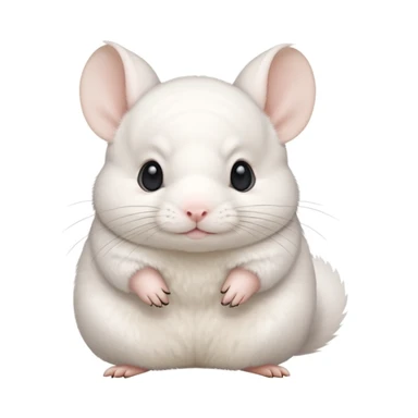 Albino Chinchilla  sticker