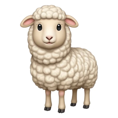 High resolution of   realistic full body sheep without distorted , no extra hybrid sticker