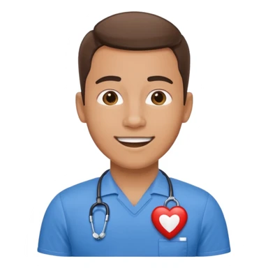 CPR instructor that looks happy sticker