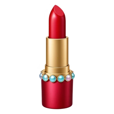 Ysl lipstick with colorful pearl shells  sticker