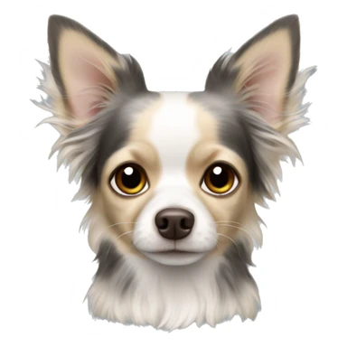 chihuahua longhair Merle sticker
