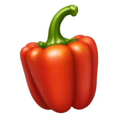 red bell pepper sticker