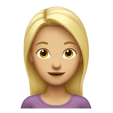 Blond girl tannig  sticker