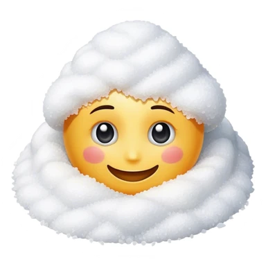 Happy face with a pile of salt sticker