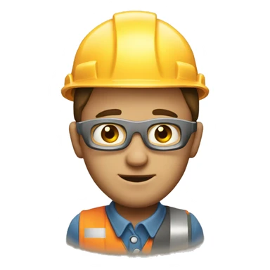 A builder icon sticker